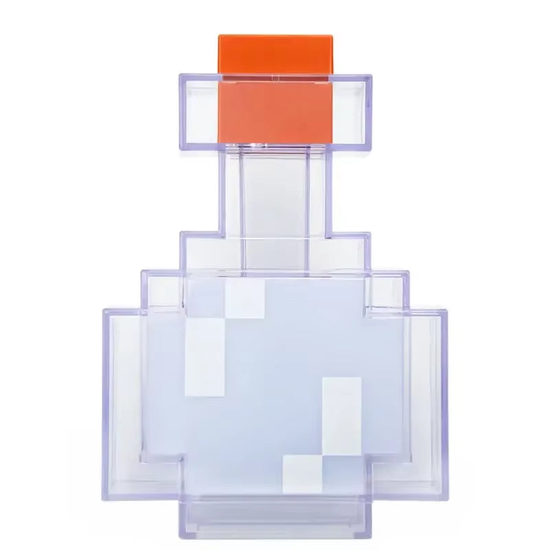 MC Color Changing Potion Bottle Night Light - Set of 8 Models, USB Powered Mood Light & Decor Ambient Glow Lamp Pixel Game